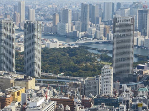 Hama Rikyu Gardens, Tokyo Japan
