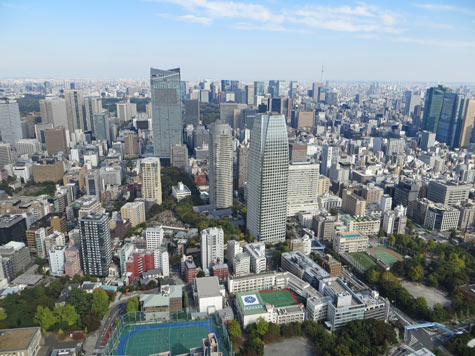 Districts of Tokyo Japan